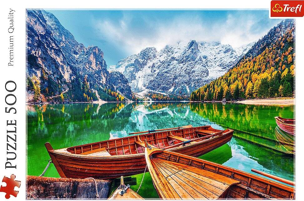 TREFL Puzzle Pragser Wildsee, Italien 500 Teile