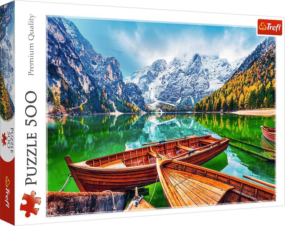 TREFL Puzzle Pragser Wildsee, Italien 500 Teile
