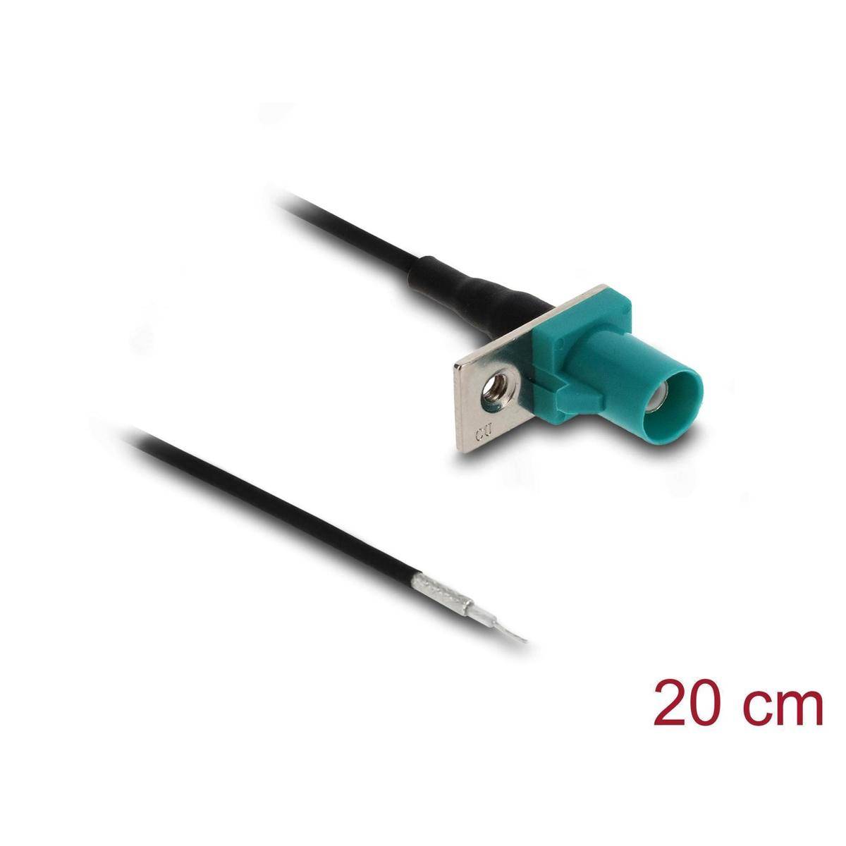 Delock Antennenkabel FAKRA Z Stecker zu offenen Kabelenden 1,13 - 20 cm 1 vorges