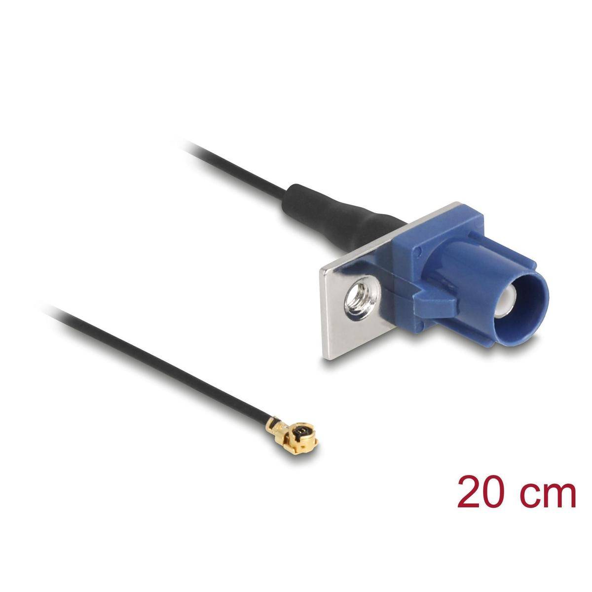 Delock Antennenkabel FAKRA C Stecker zu MHF I Stecker 1,13 - 20 cm 1 vorgestanzt