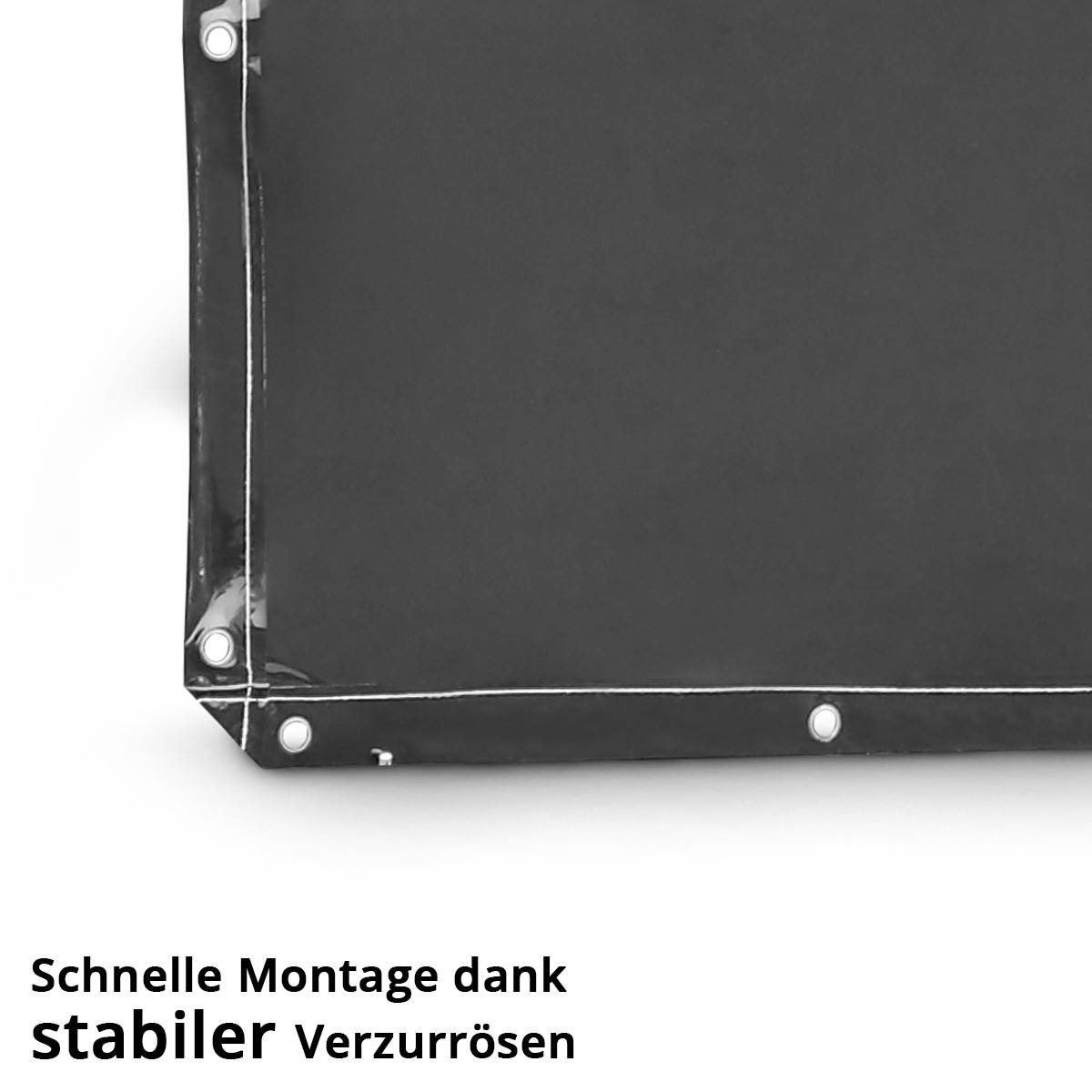 STAHLWERK Schweißvorhang - Schutzvorhang 240 x 180 cm nach DIN EN ISO 25980