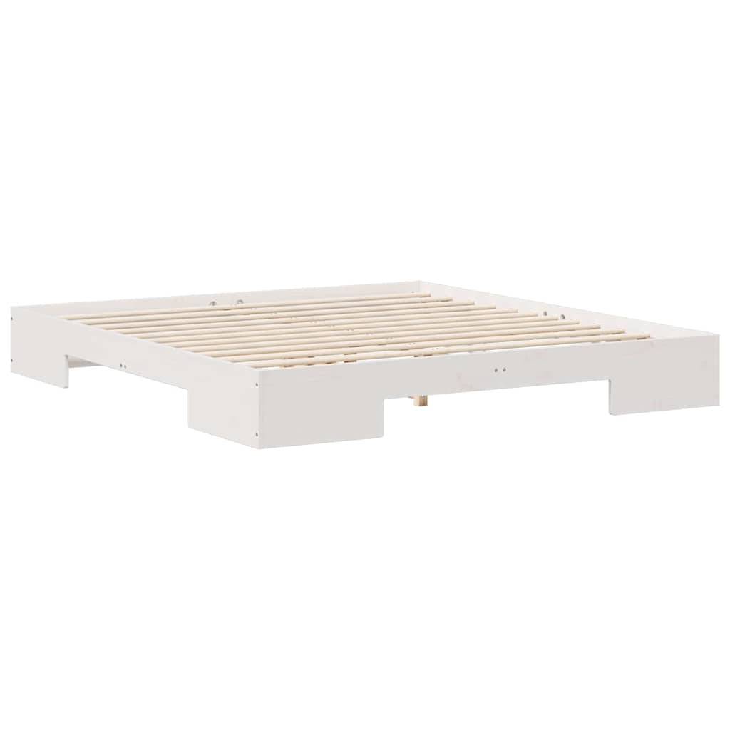vidaXL Bettgestell Weiß 180 x 200 cm