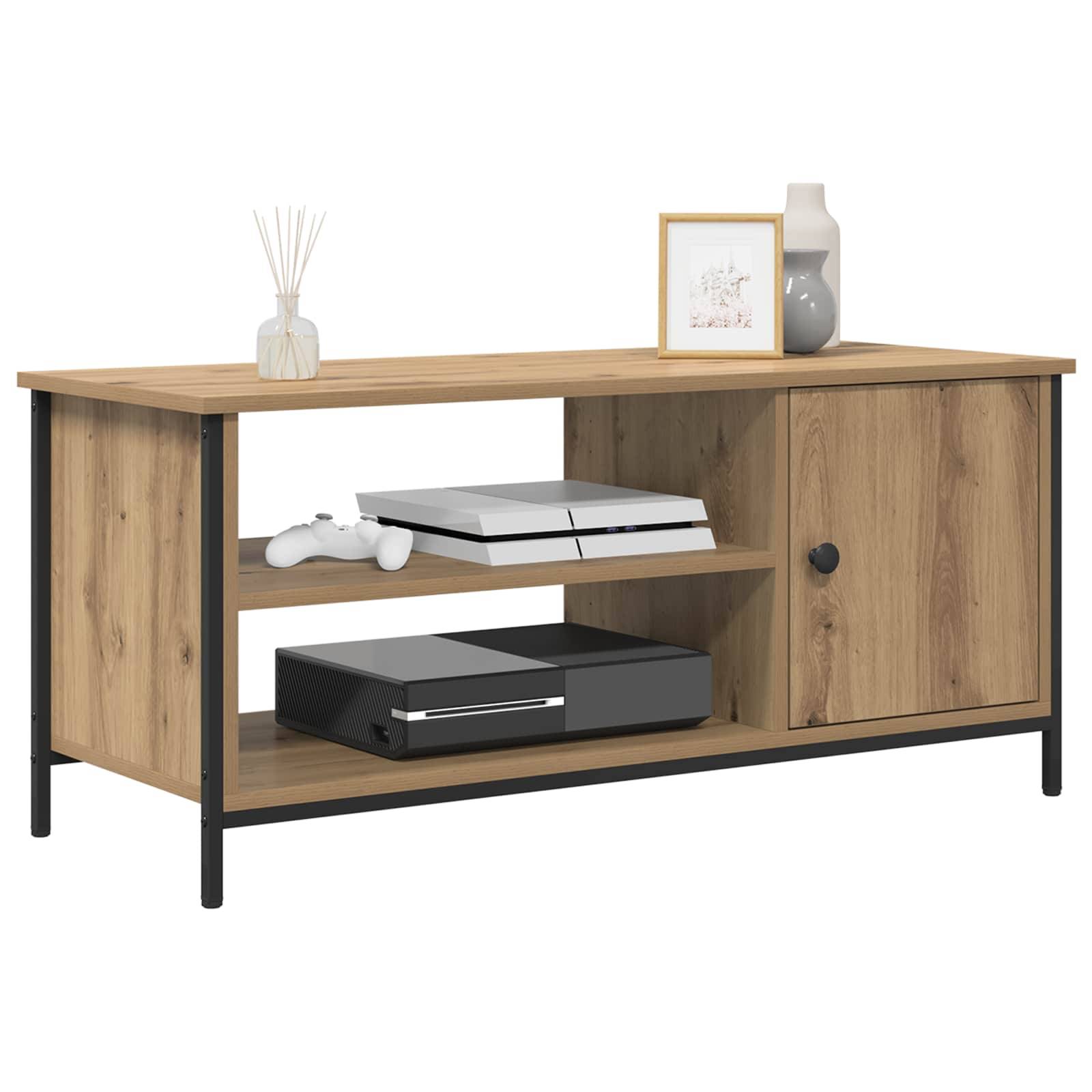 vidaXL TV-Schränk Artisan-Eiche 100 x 40 x 45 cm Holzwerkstoff