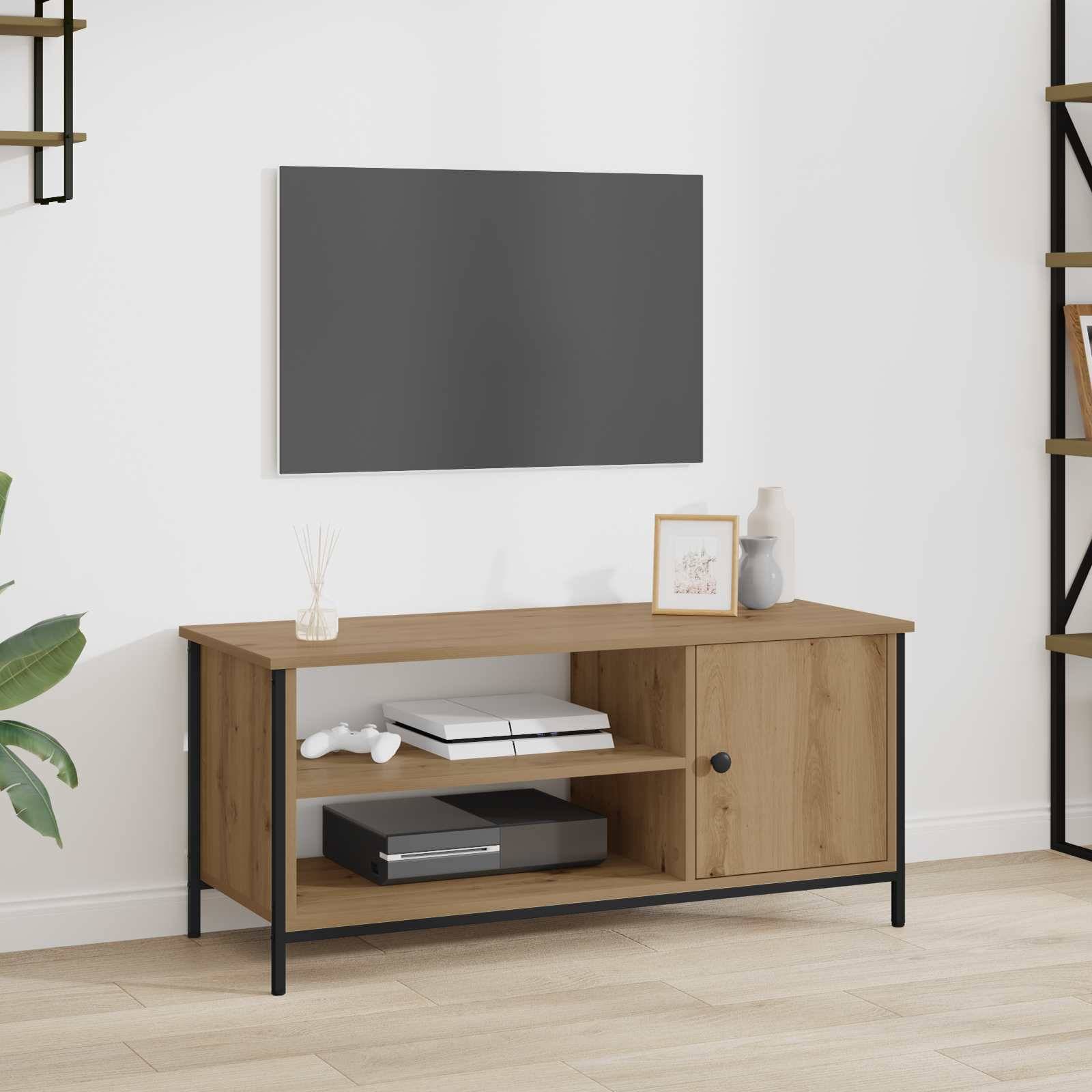 vidaXL TV-Schränk Artisan-Eiche 100 x 40 x 45 cm Holzwerkstoff