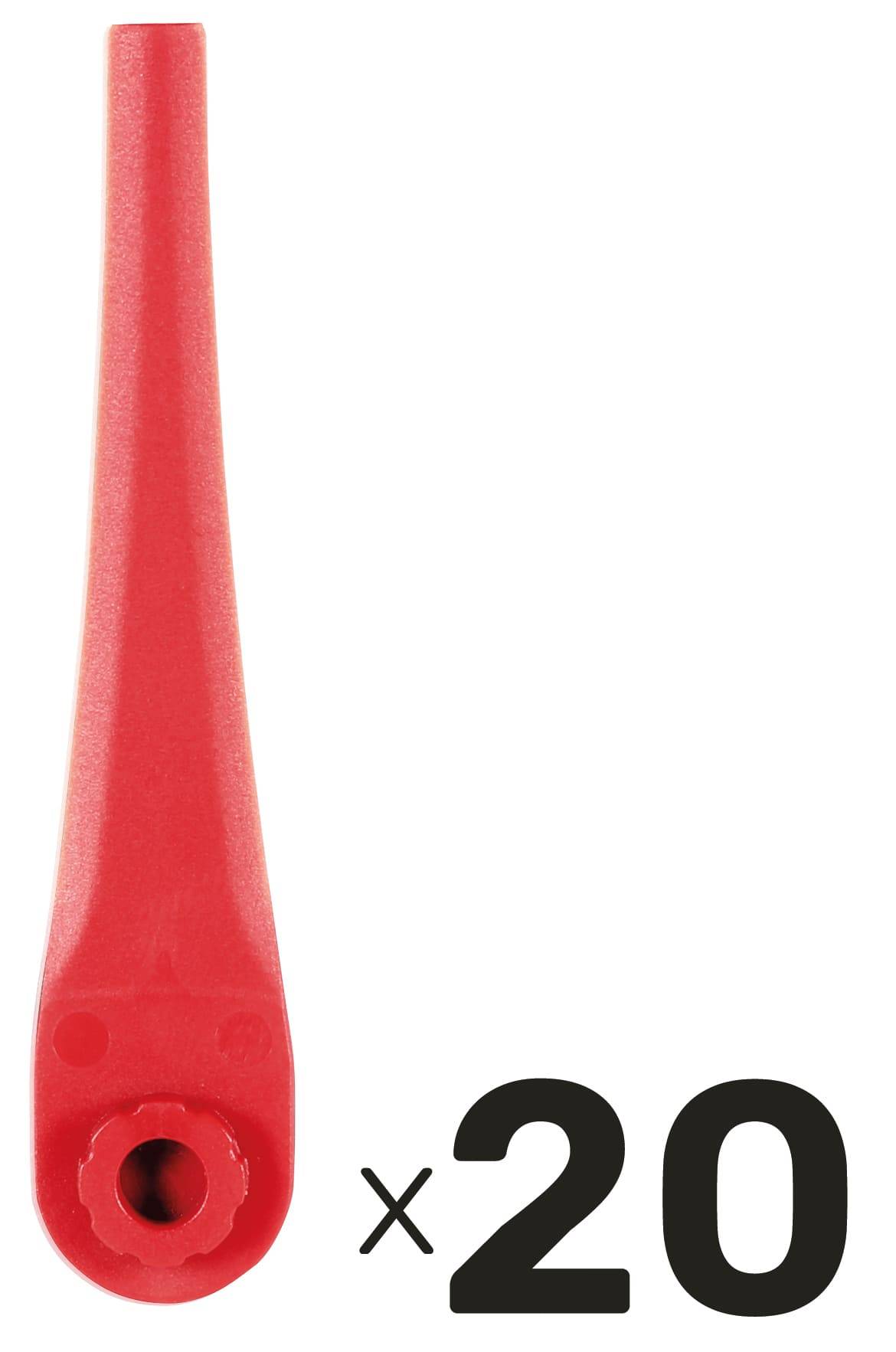 EINHELL Rasentrimmer-Ersatzmesser 3405738, 20 Stück