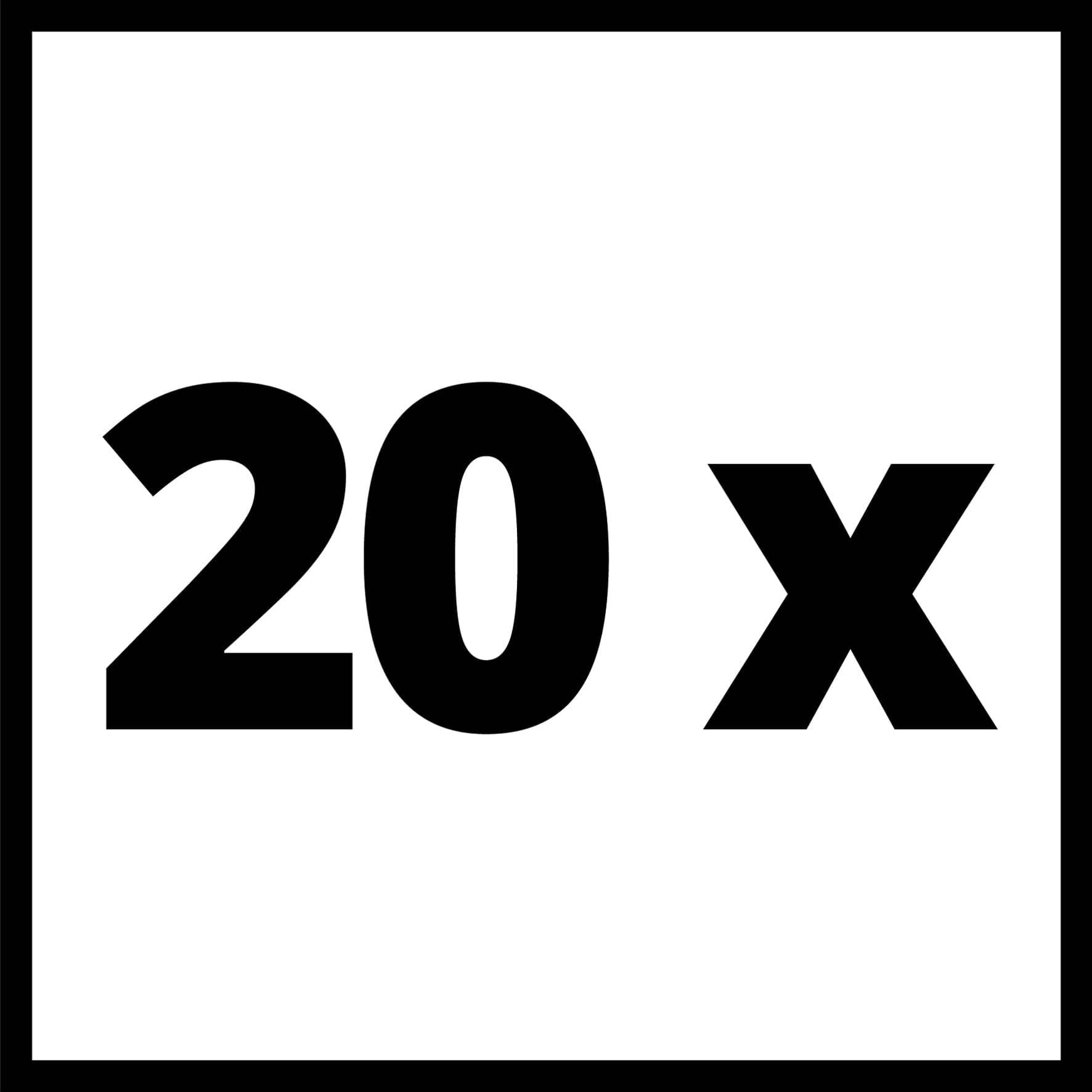 EINHELL Rasentrimmer-Ersatzmesser 3405738, 20 Stück