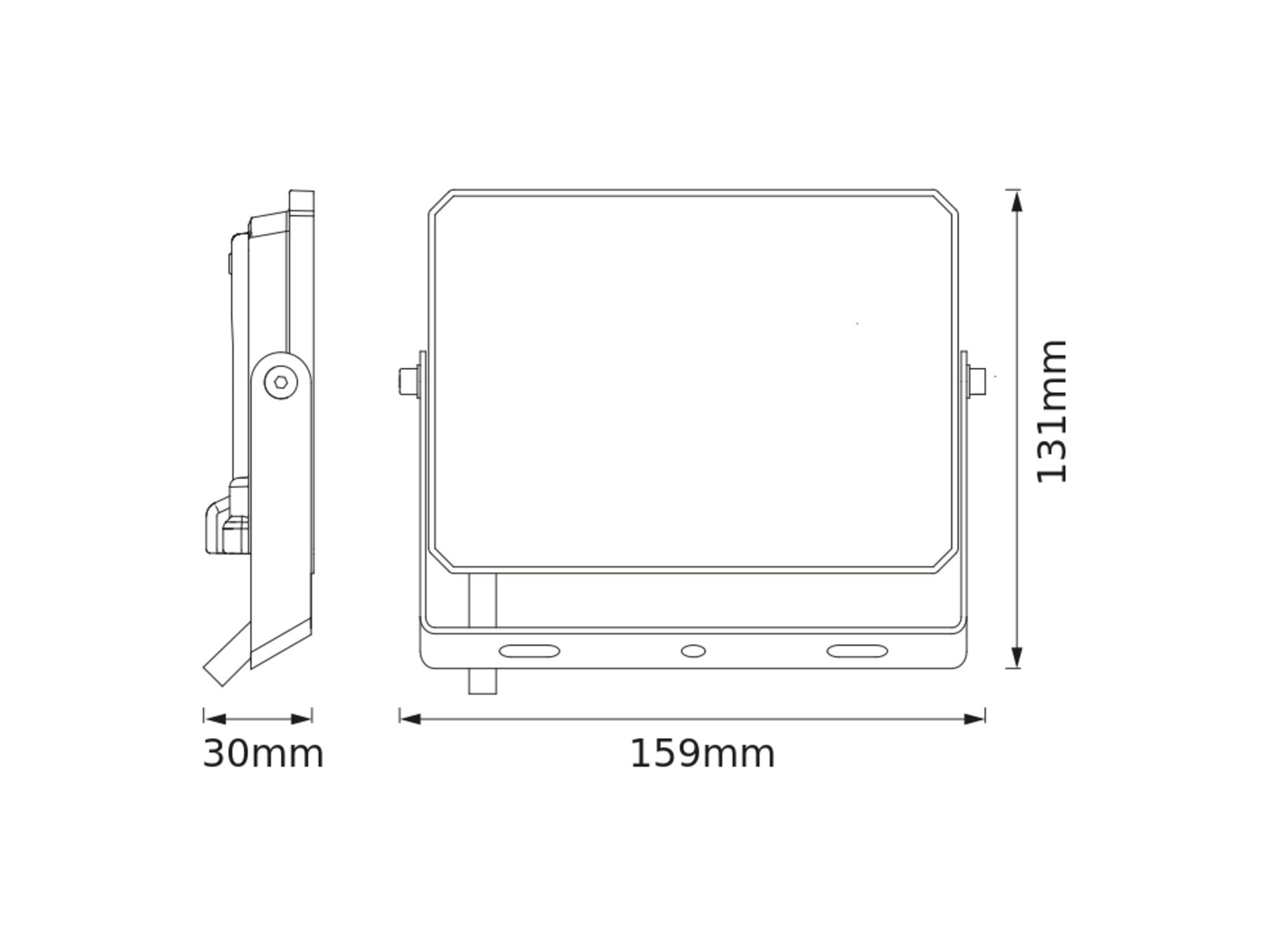 OSRAM LED-Fluter, 30W, 2700lm, 4000K, 105°, IP65, neutralweiß