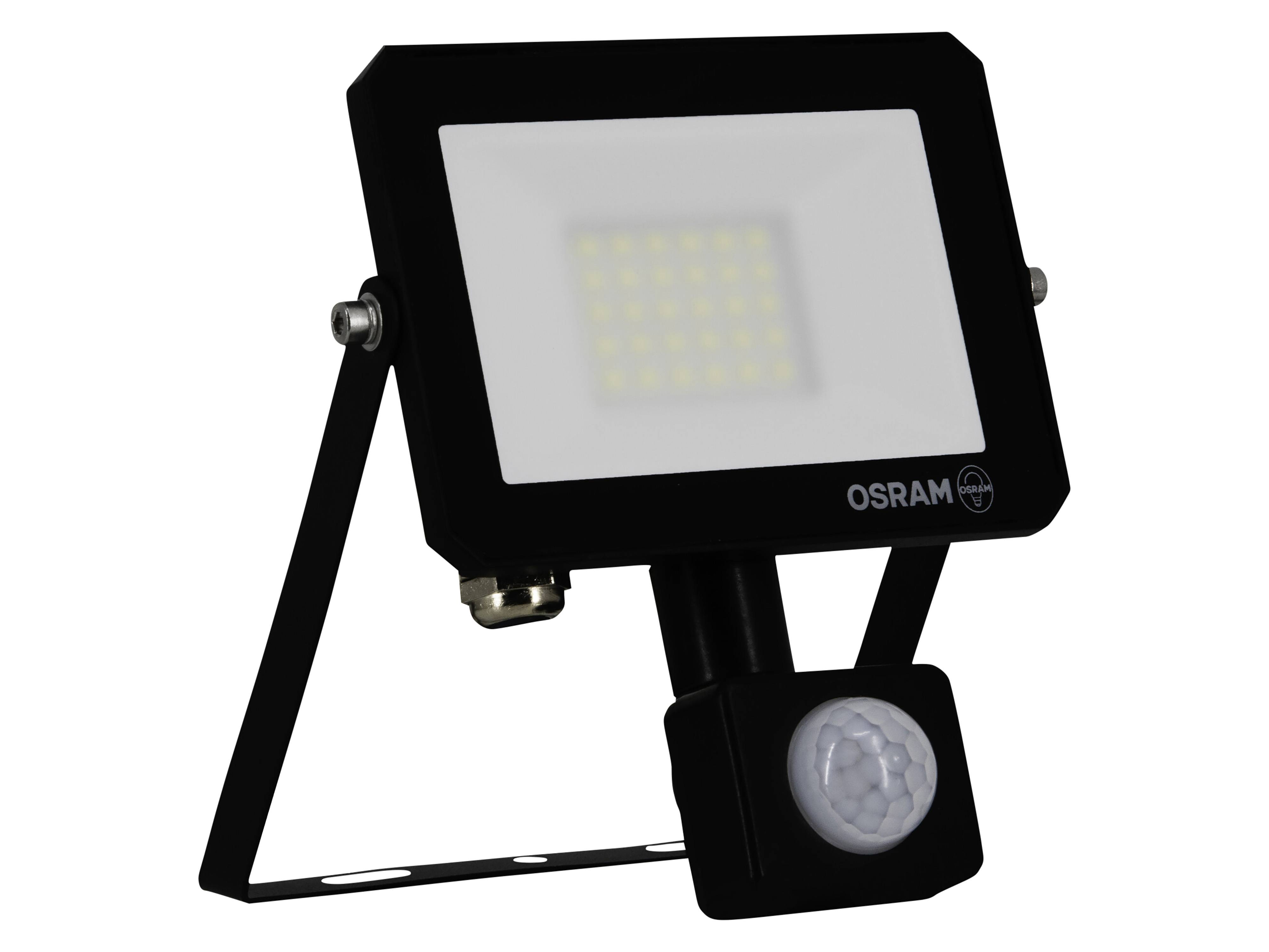 OSRAM LED-Fluter mit Sensor, 20W, 1800lm, 4000K, 105°, IP65, neutralweiß