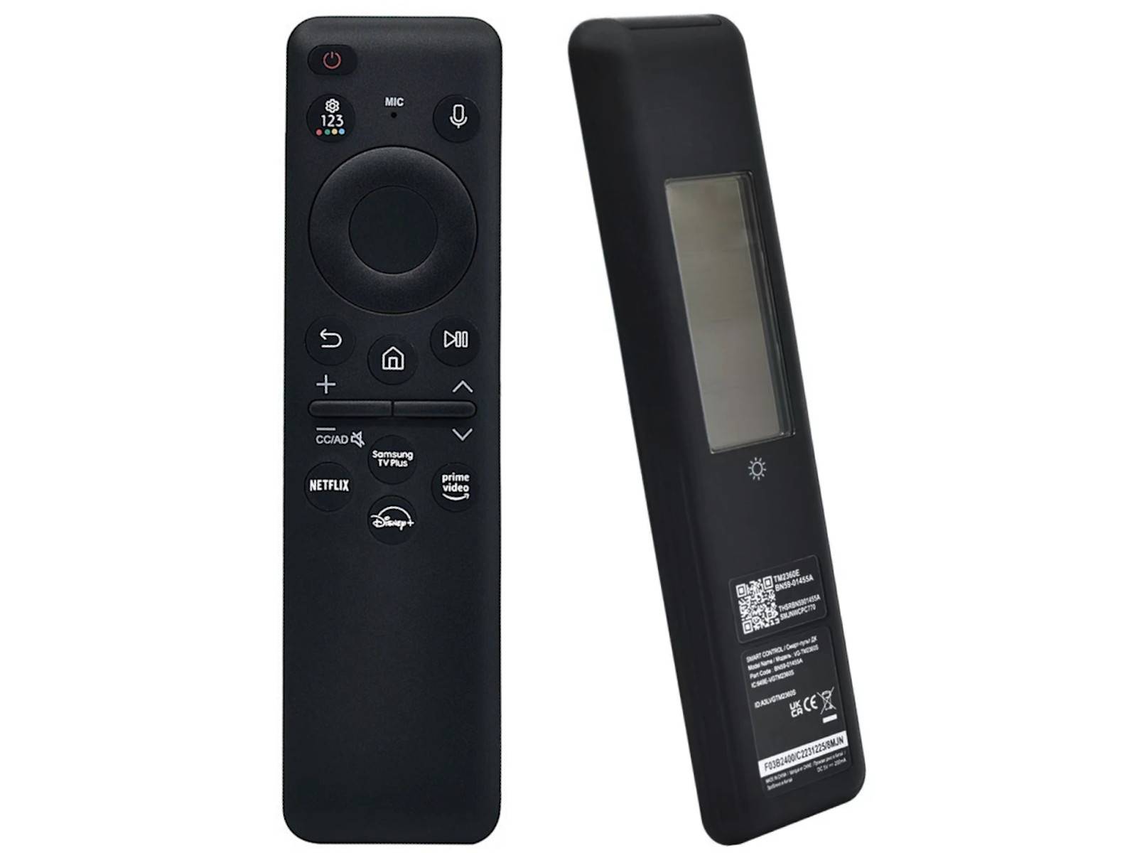 azurano SOLAR / USB-C Fernbedienung für SAMSUNG BN59-01455E BN59-01455A BN59-01455C / BN59-01432A BN59-01432D