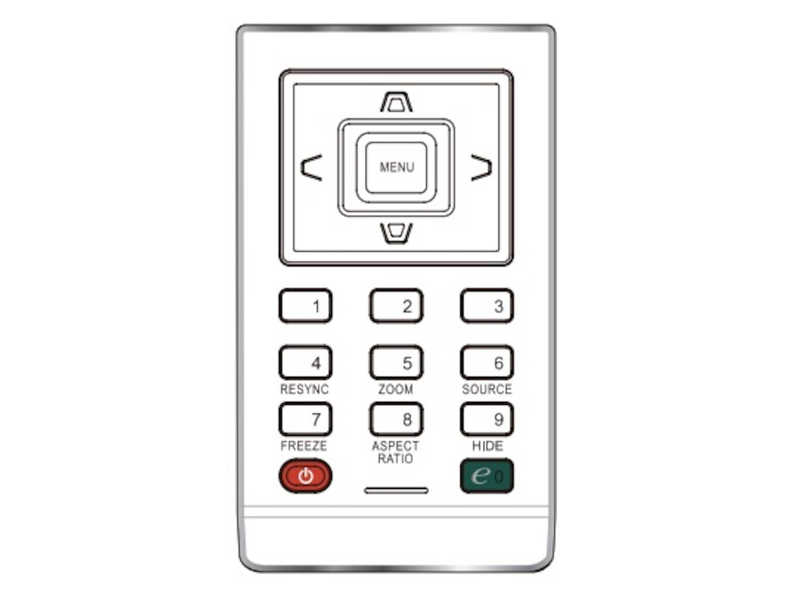 azurano Fernbedienung für ACER VZ.K0100.002