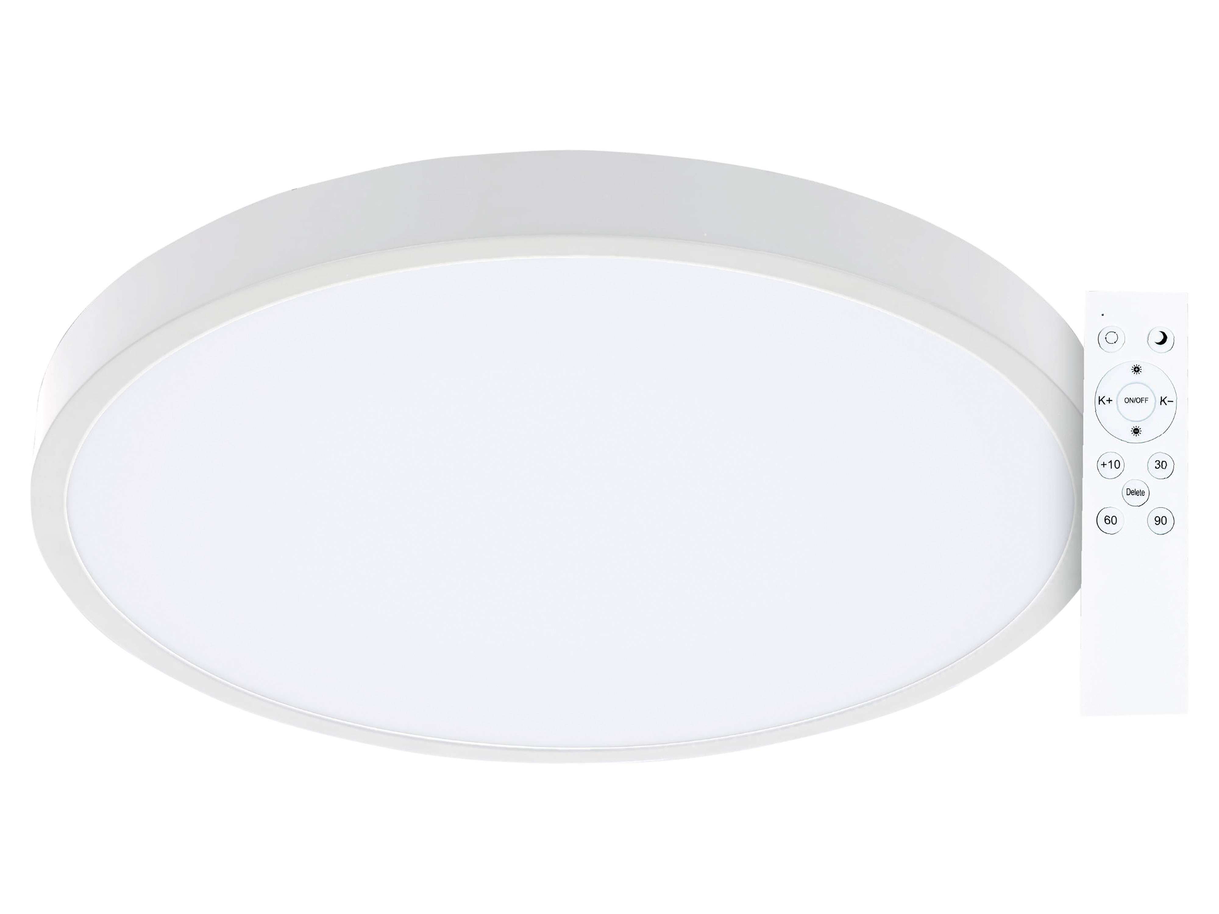 MÜLLER-LICHT LED-Deckenleuchte Rami 36 white, 24W, 2500lm, 2700-6500K, IP20, CCT