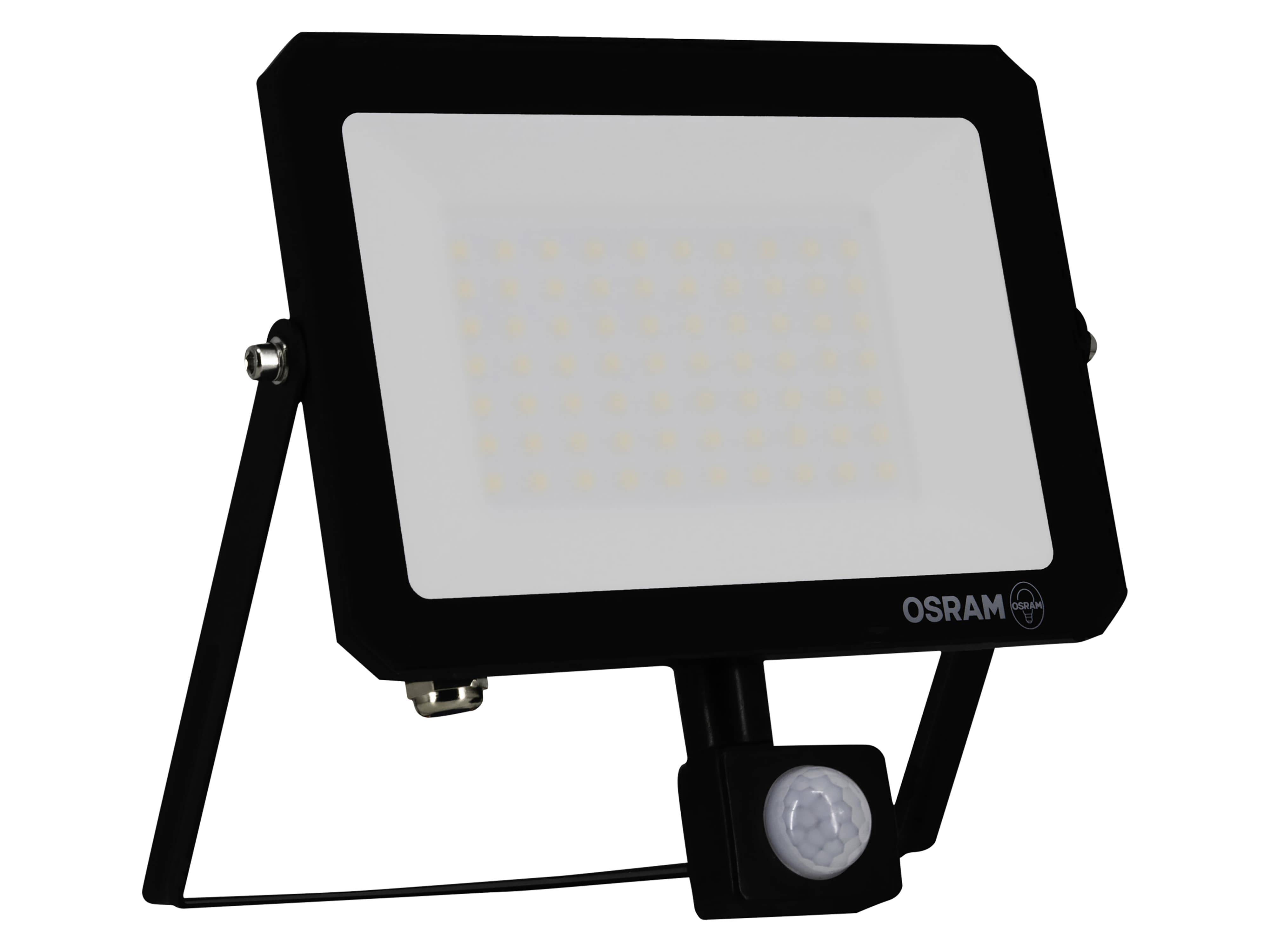 OSRAM LED-Fluter mit Sensor, 50W, 4500lm, 4000K, 105°, IP65, neutralweiß