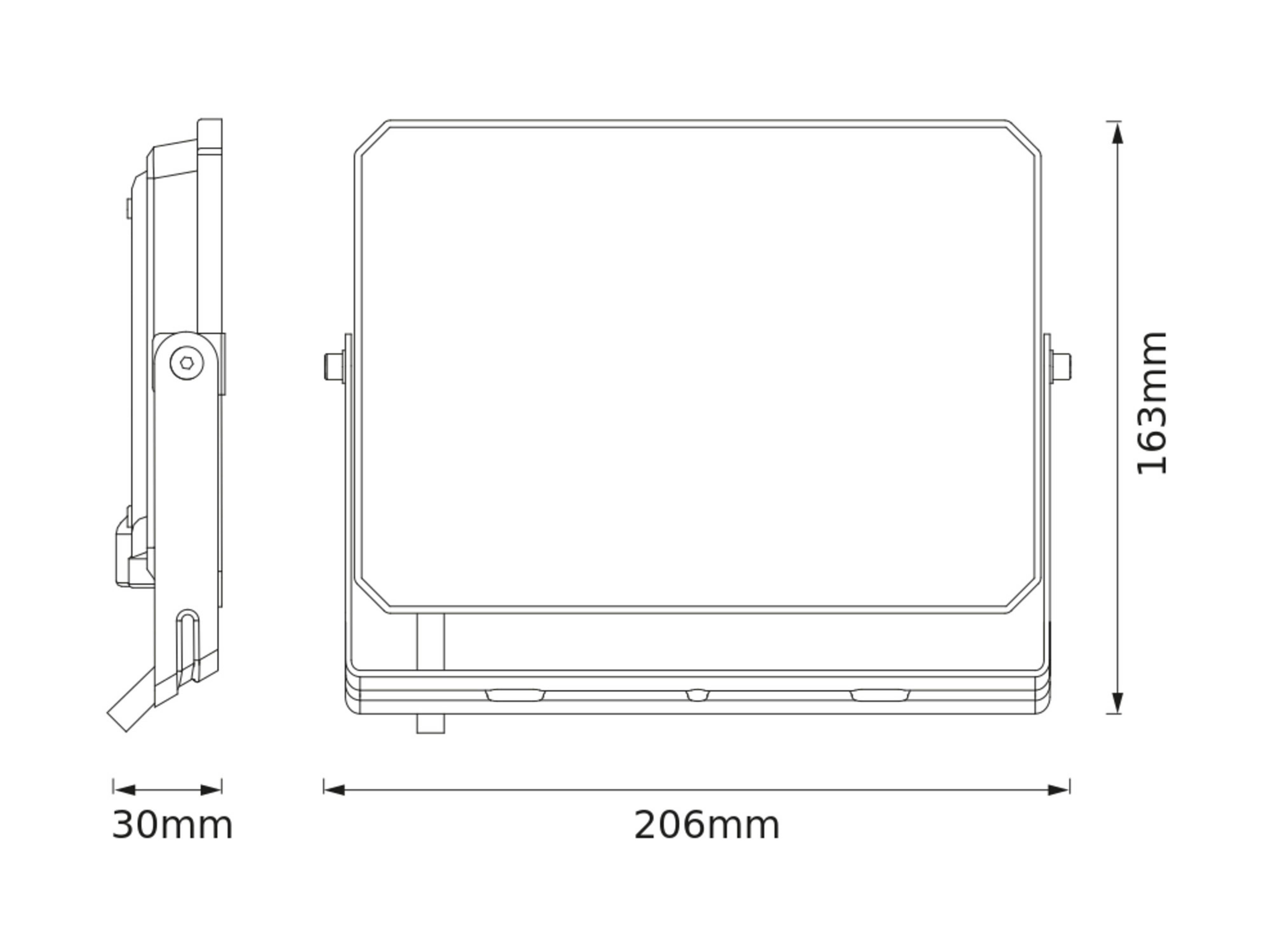 OSRAM LED-Fluter, 50W, 4500lm, 6500K, 105°, IP65, kaltweiß