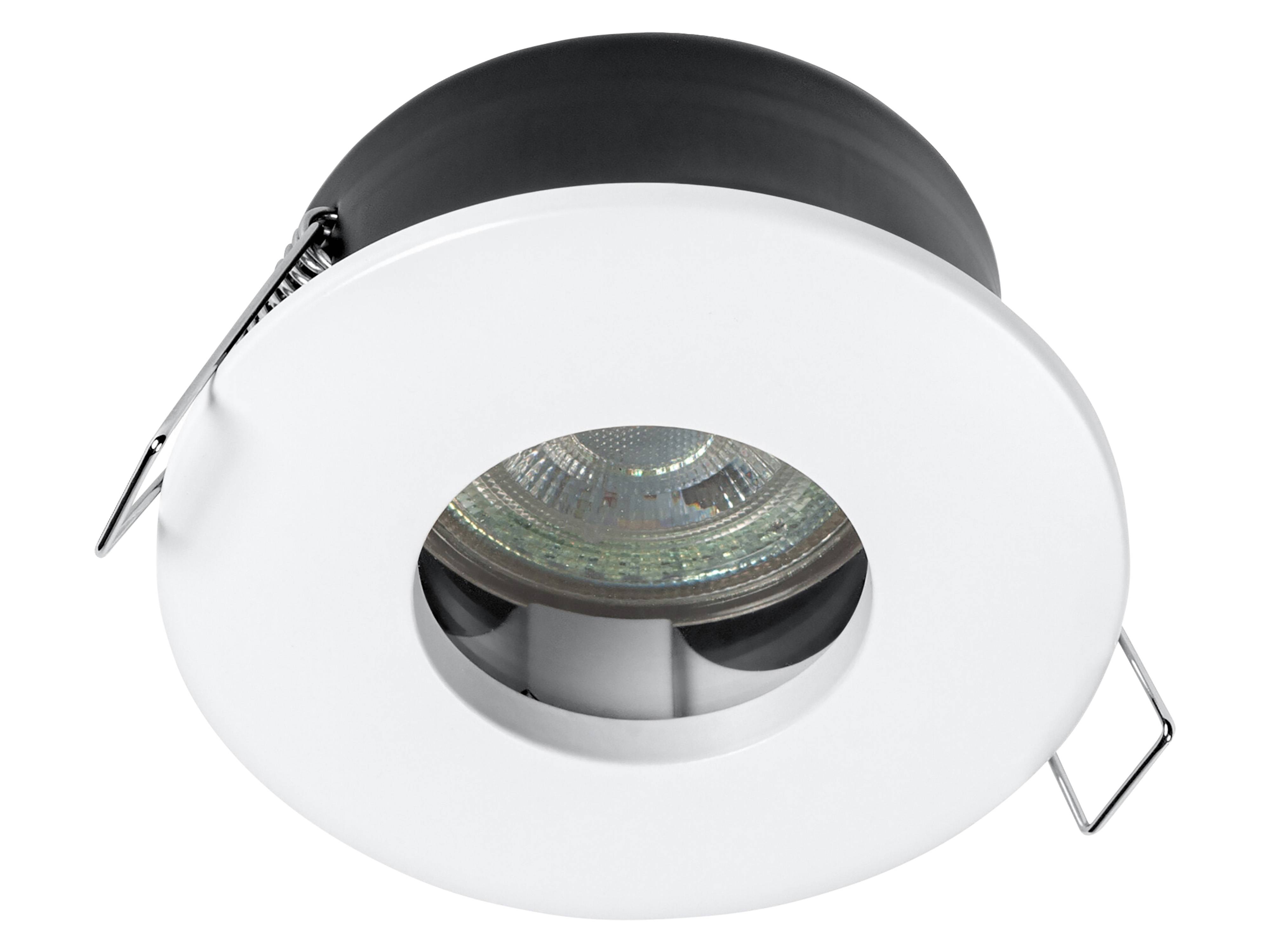 OSRAM Deckeneinbauleuchte mit GU10-Lampe, 4,3W, 280lm, 2700K, IP65, warmweiß