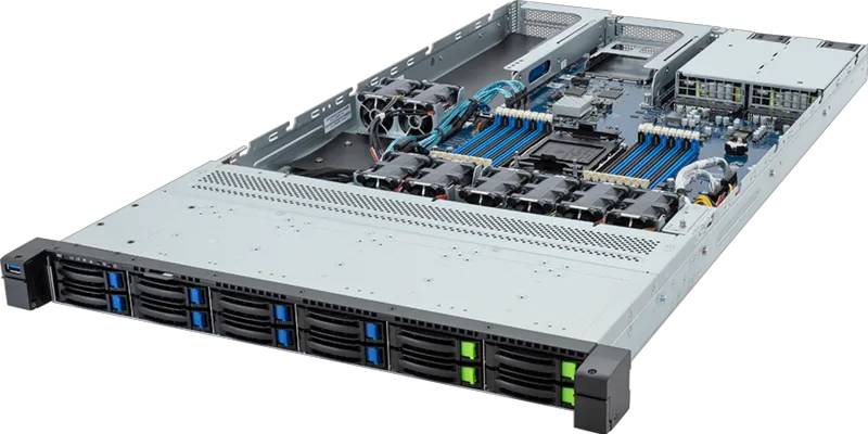 Gigabyte R163-SG2-AAC1-1.X Rack Server 1U Single Sockel 4677