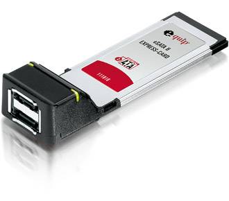 Express Card Equip 2x eSATA II Ports