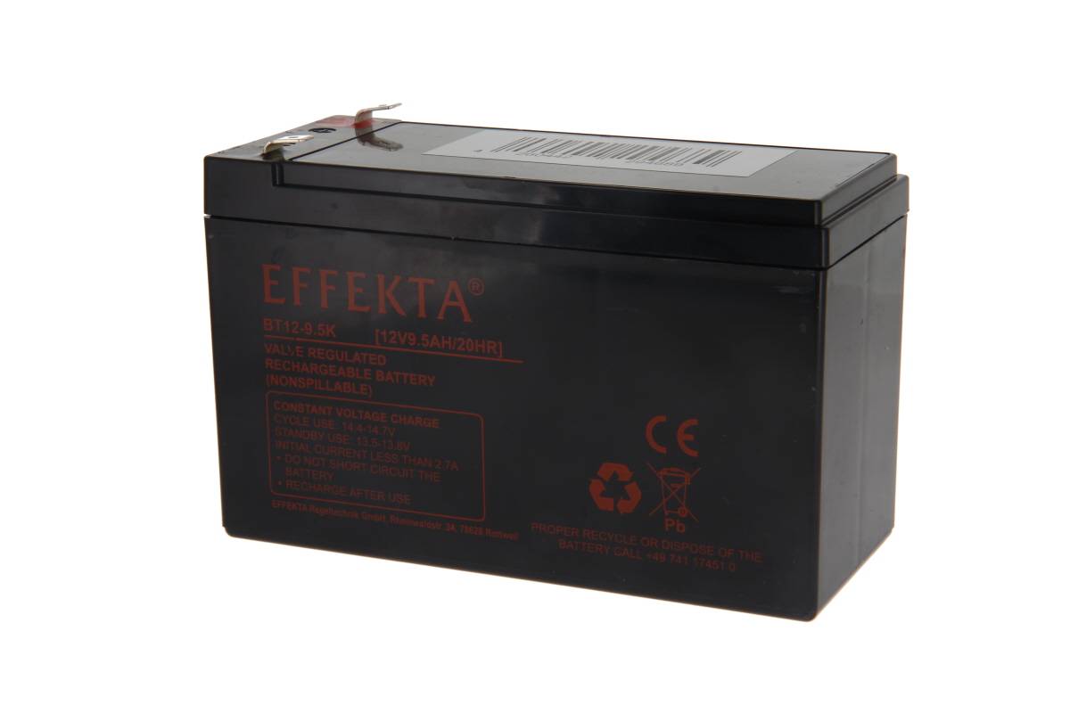 Effekta Blei Vlies Akku BT12-9,5 - BFR/BT12-9,5 12.0V 9.5Ah