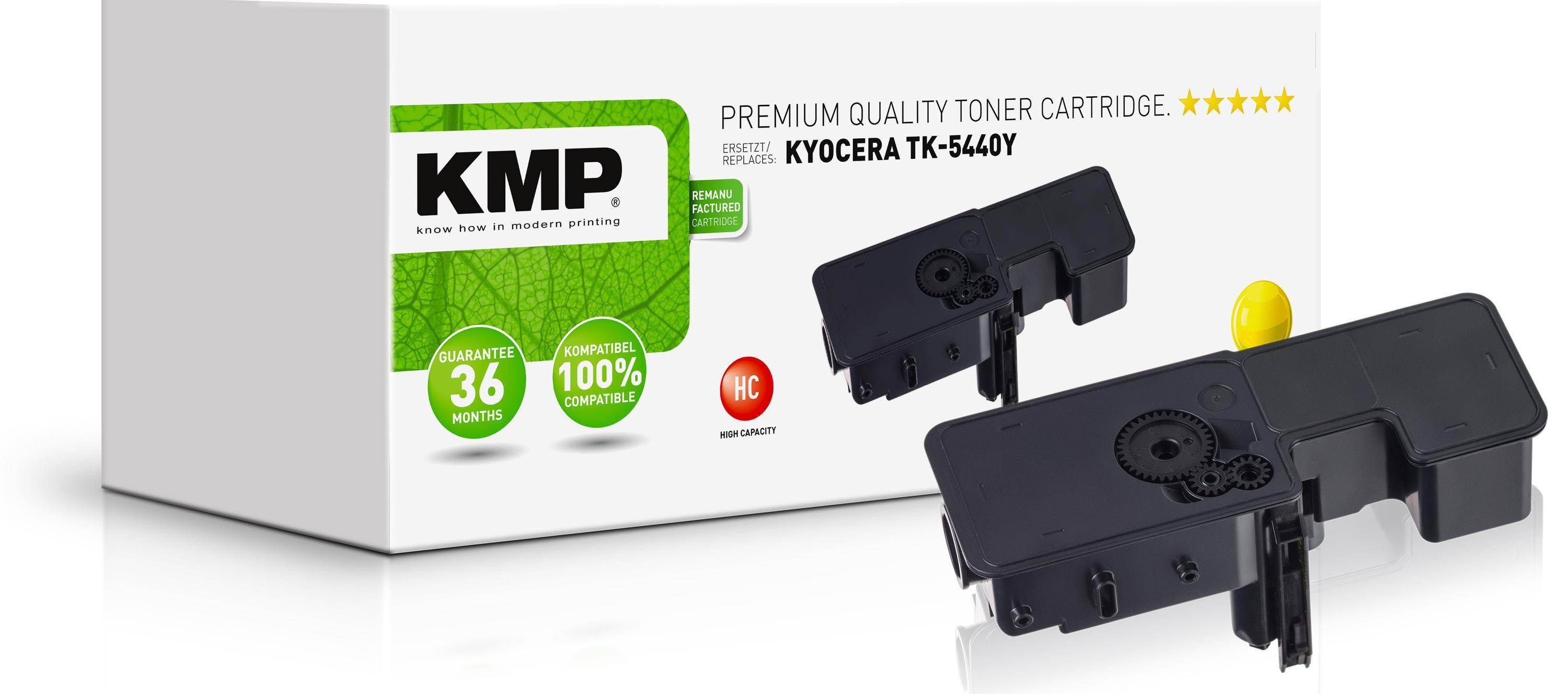 KMP Toner Kyocera TK-5440Y PA2100/MA2100 Serie yellow remanufactured Multimedia-Technik