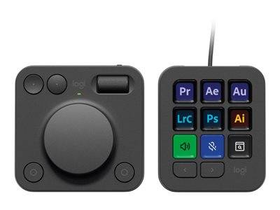 LOGI MX Creative Console Graphite Konferenzsysteme Zubehör für