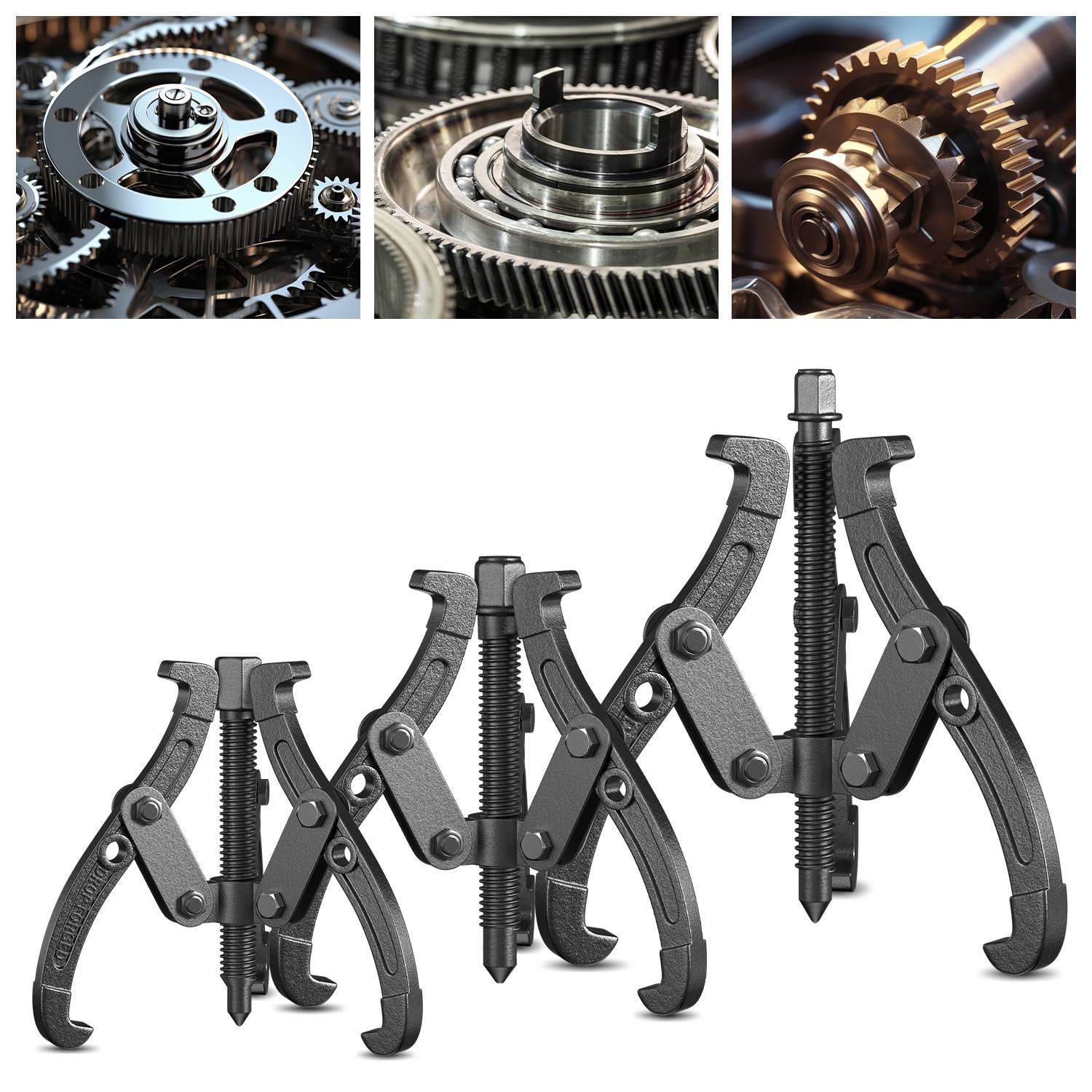 3tlg Lagerabzieher Innenabzieher Kugelgelenk Innen Außen Set 3-arm Kugellager