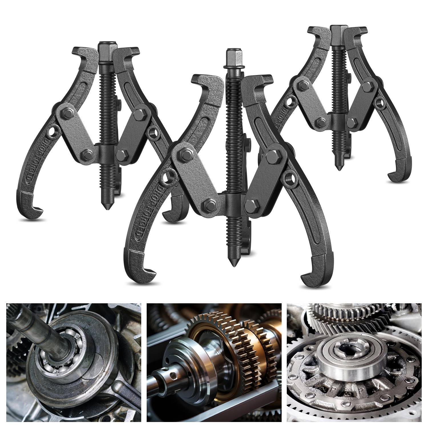 3tlg Lagerabzieher 3-arm Parallel Innen Außen Set Spezial Außenabzieher Werkzeug