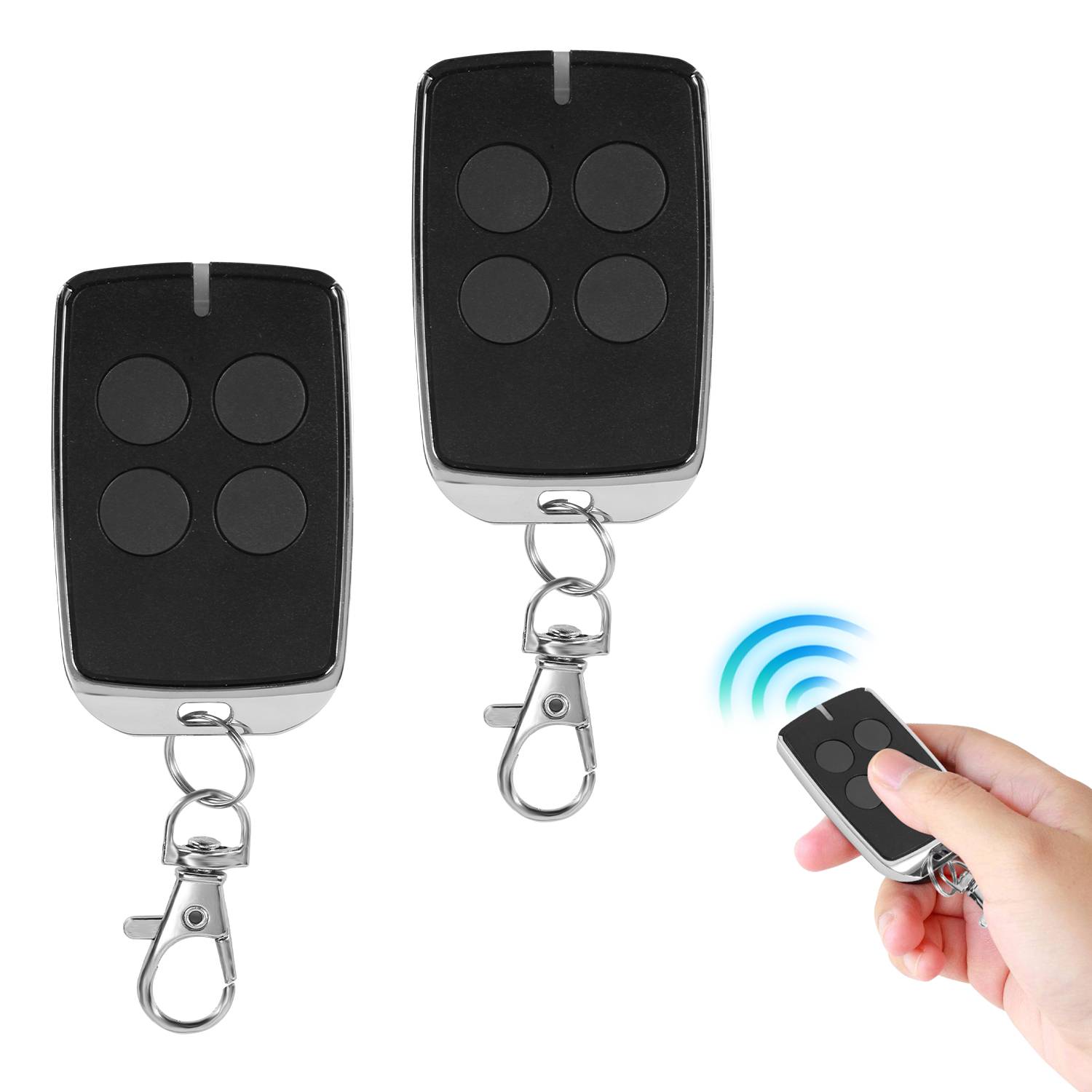 2pcs Fernbedienung Fernsteuerung Funksteuerung für Schiebetorantrieb Drehtorantrieb Flügeltorantrieb Torantrieb Schiebetor Zubehör