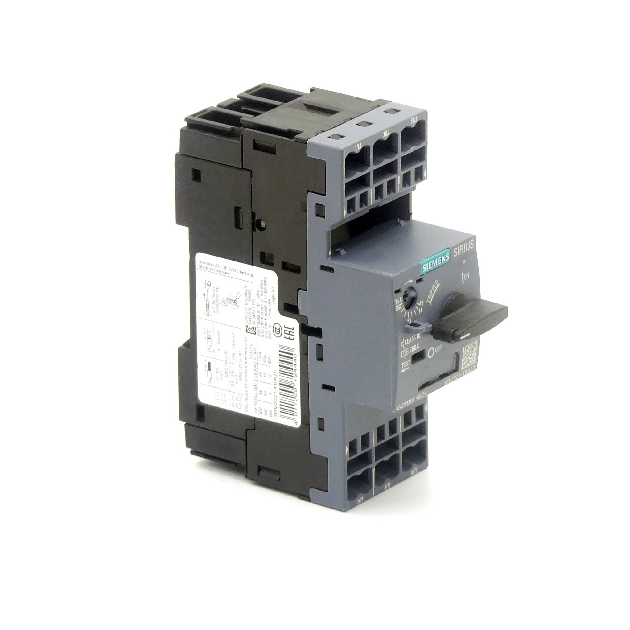 Siemens Leistungsschalter (3RV2021-4BA20)