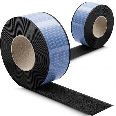 Label-The-Cable LTC Tough Tape Strap, Outdoor Klettbandrolle 50mm, schwarz, 5m Installation / und