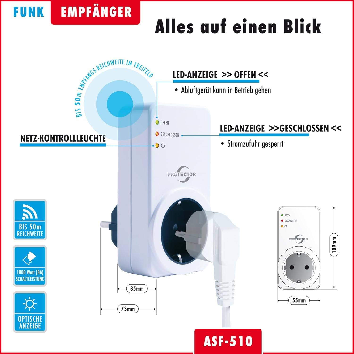 PROTECTOR Abluftsteuerung ASF-510