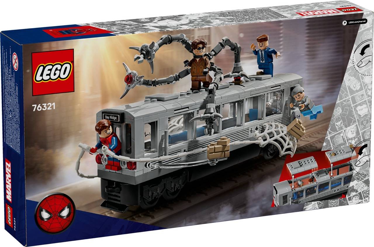 LEGO® 76321 Marvel Super Heroes - Spider-Man vs. Doc Ock: Showdown in der U-Bahn