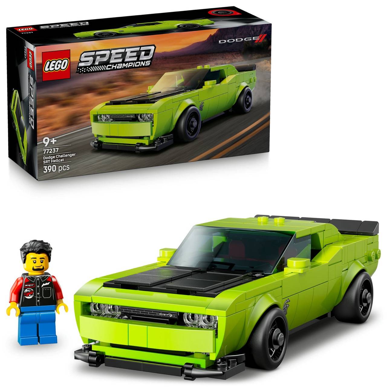 LEGO® 77237 Speed Champions - Dodge Challenger SRT Hellcat Sportwagen