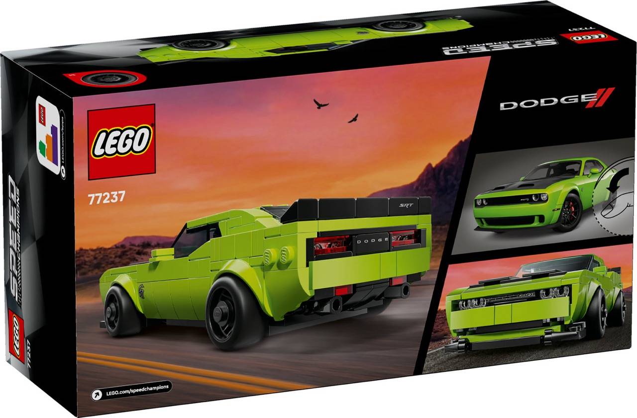 LEGO® 77237 Speed Champions - Dodge Challenger SRT Hellcat Sportwagen