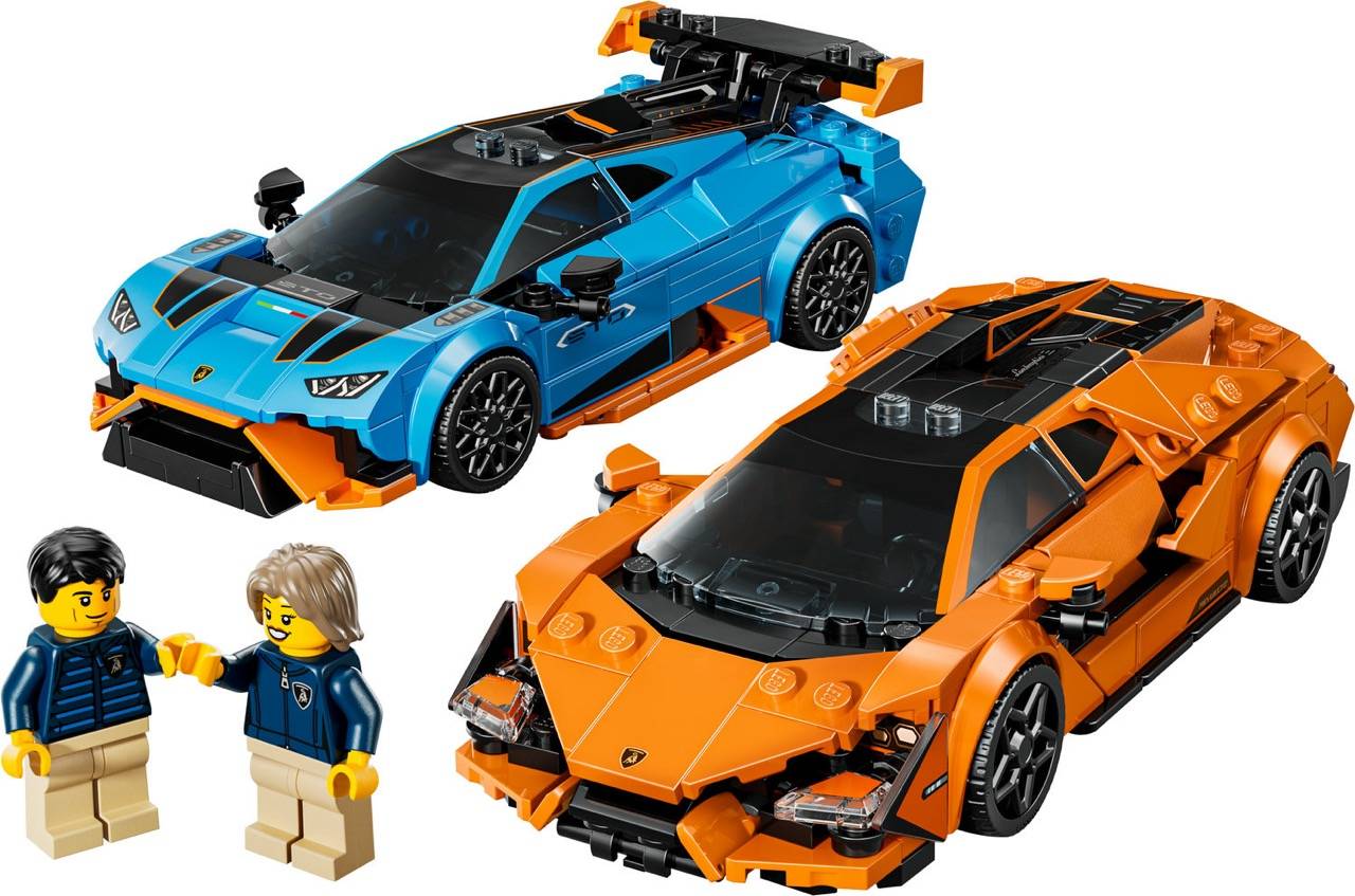LEGO® 77238 Speed Champions - Lamborghini Revuelto und Huracán STO