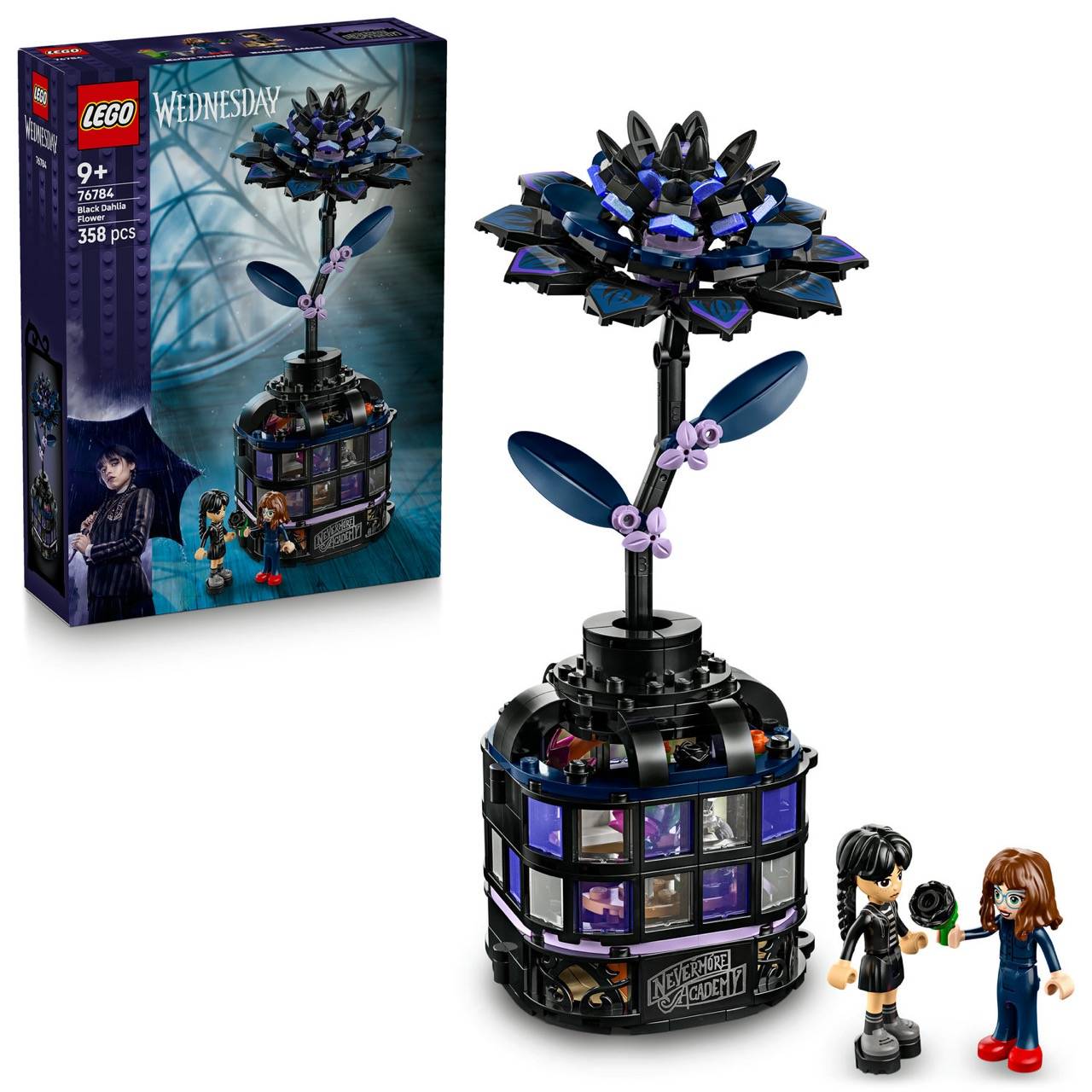 LEGO® 76784 Wednesday - Schwarze Dahlie