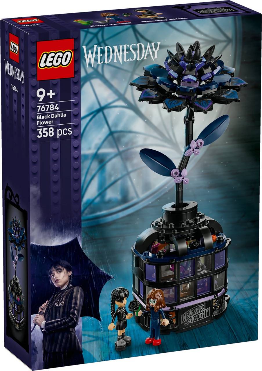 LEGO® 76784 Wednesday - Schwarze Dahlie