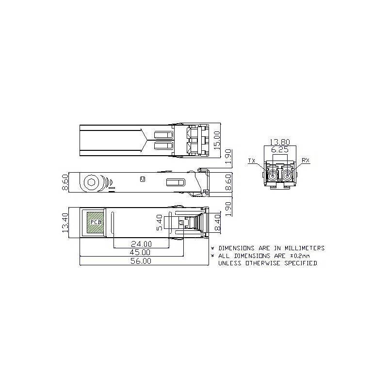 IFS S20-2SLC-20 SFP-Port 100Base-LX20, Zubehörartikel, Adapter | Anwendung: Videoüberwachung | Farbe: Silber