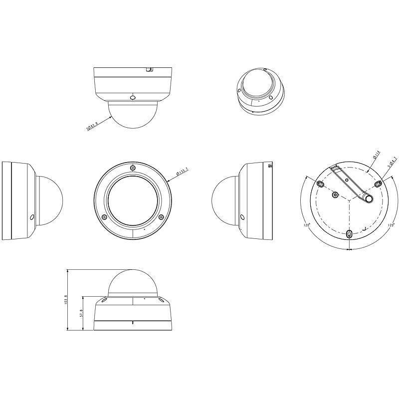 VIVOTEK FD9380-HTV-V2 IP-Kamera 5MPx T/N IR PoE, Mit intelligentem Cyberschutz für Ihr Firmennetzwerk: Mehrstufige Erke
