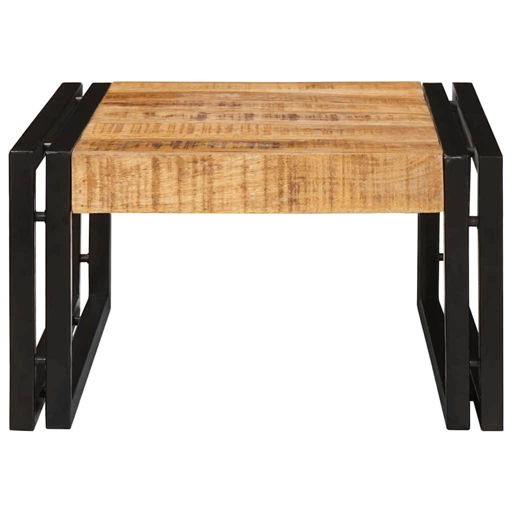 vidaXL Badregal für Braun 40 x 50 x 23 cm Massives rohes Mangoholz