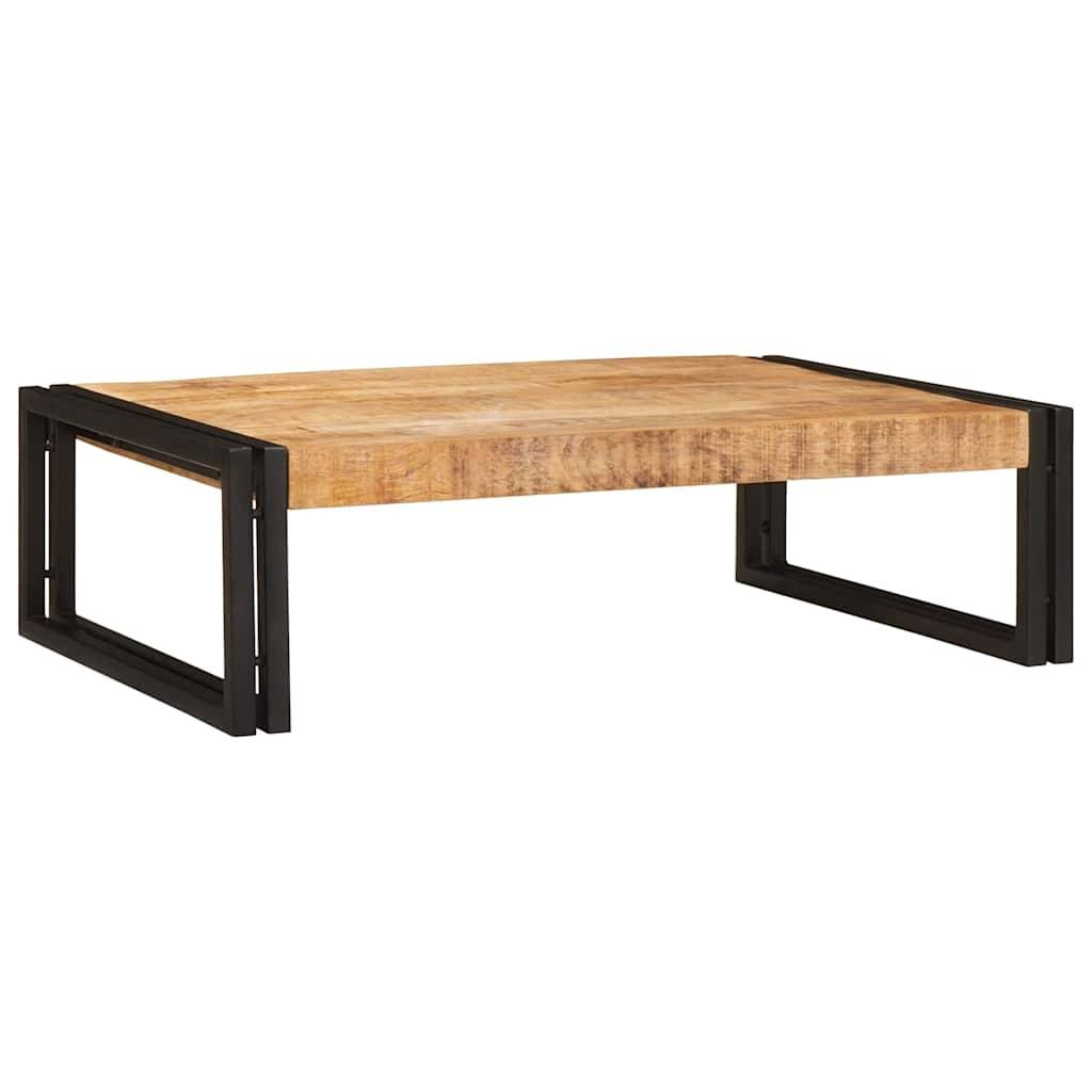 vidaXL Badregal für Braun 80 x 50 x 23 cm Massives rohes Mangoholz