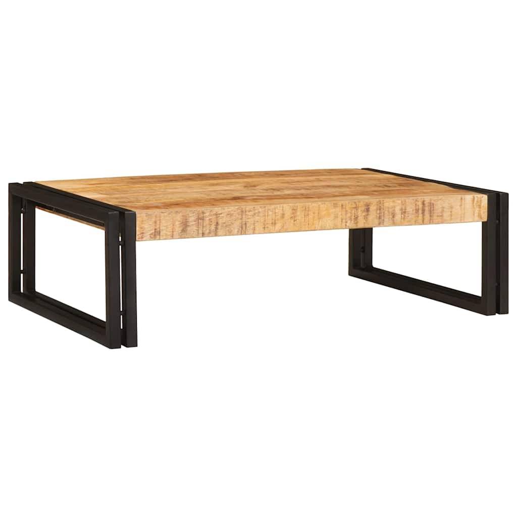 vidaXL Badregal für Braun 80 x 50 x 23 cm Massives rohes Mangoholz