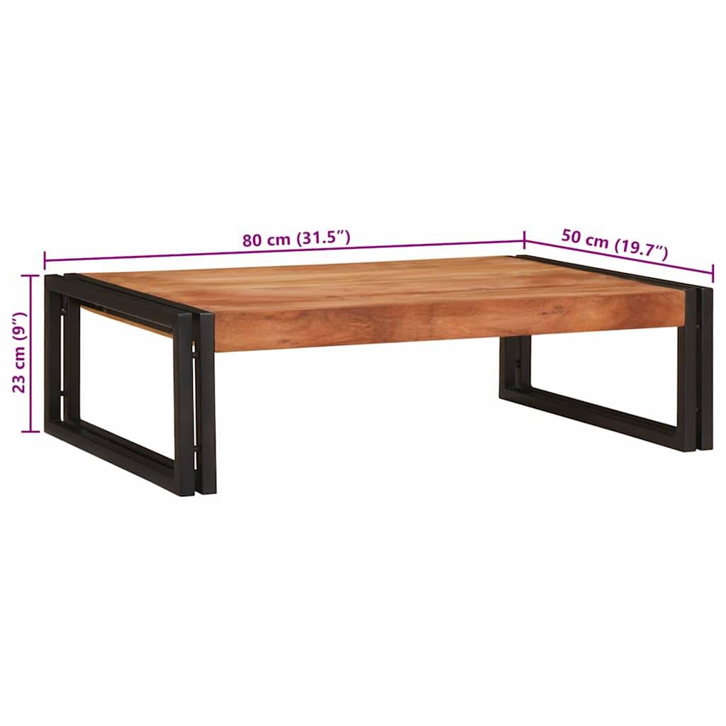 vidaXL Badregal für Braun 80 x 50 x 23 cm Massivholz Akazie