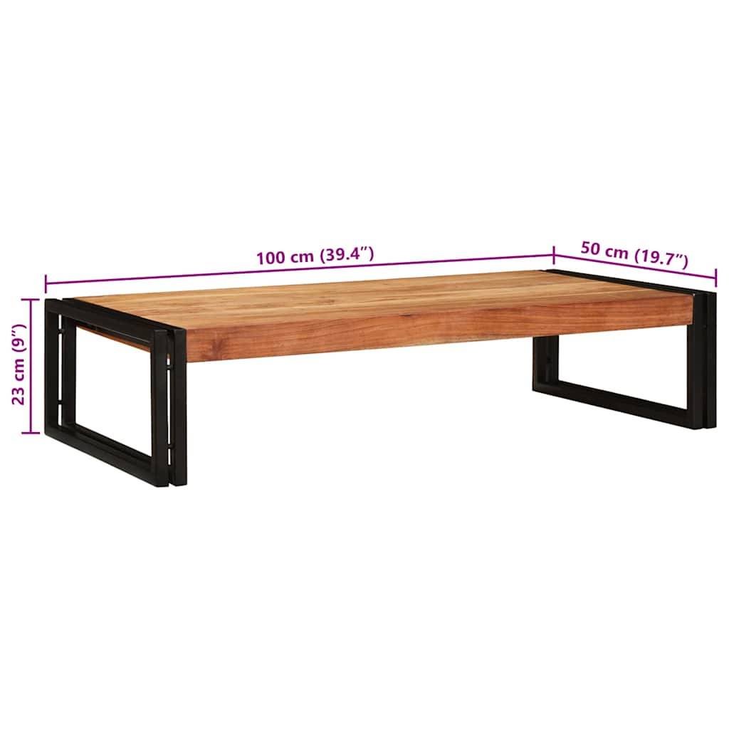 vidaXL Badregal für Braun 100 x 50 x 23 cm Massivholz Akazie