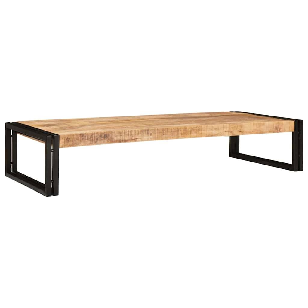 vidaXL Badregal Braun 120 x 50 x 23 cm Massives rohes Mangoholz