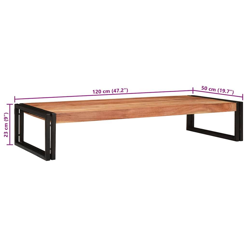 vidaXL Badregal mit Regal Braun 120 x 50 x 23 cm Massivholz Akazie