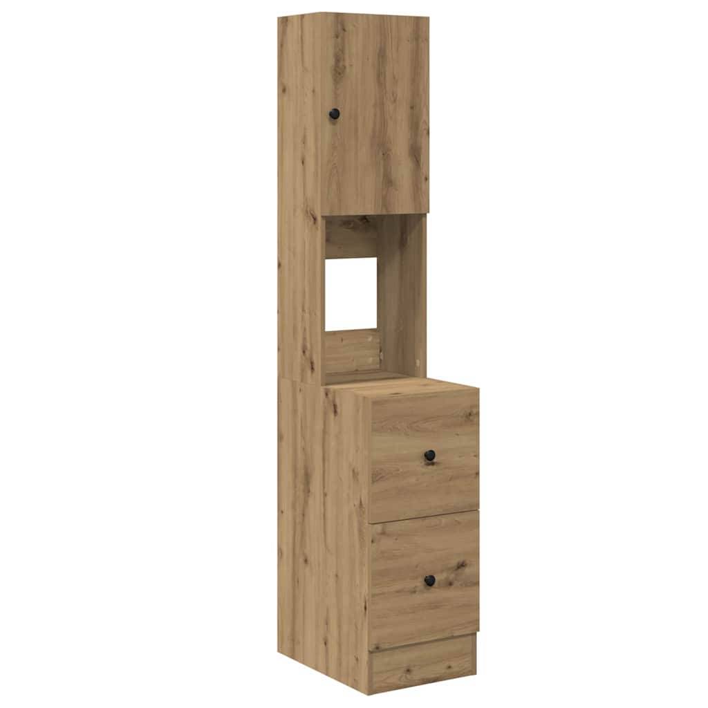 vidaXL Küchenbuffet mit Schubladen Artisan-Eiche 32 x 50 x 180 cm