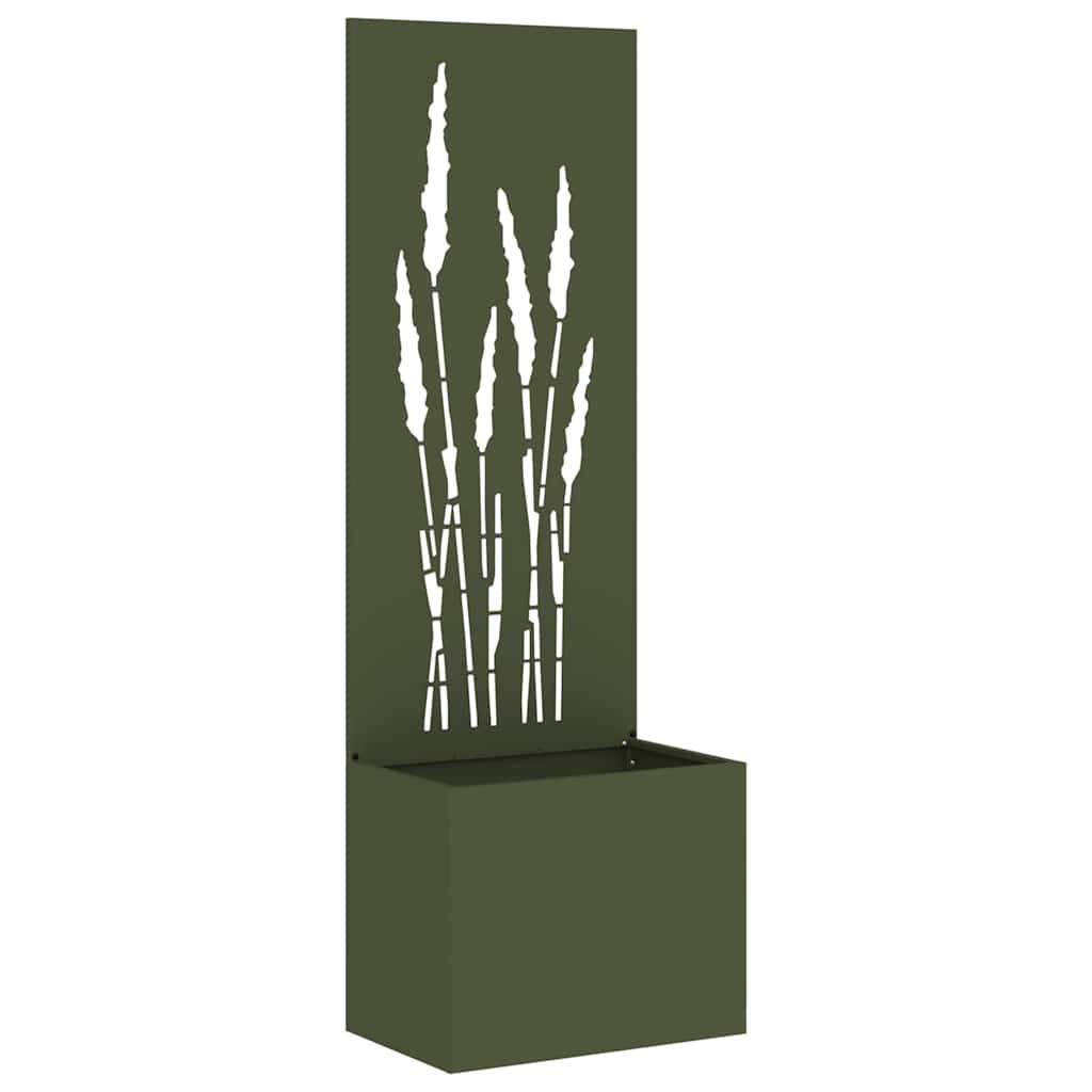vidaXL Garten Sichtschutz-Leinwand Olivgrün 50 x 150 cm