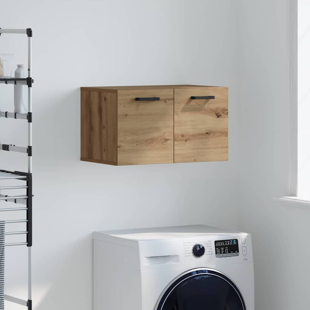 vidaXL Wandschrank Artisan-Eiche 60 x 36,5 x 35 cm Holzwerkstoff