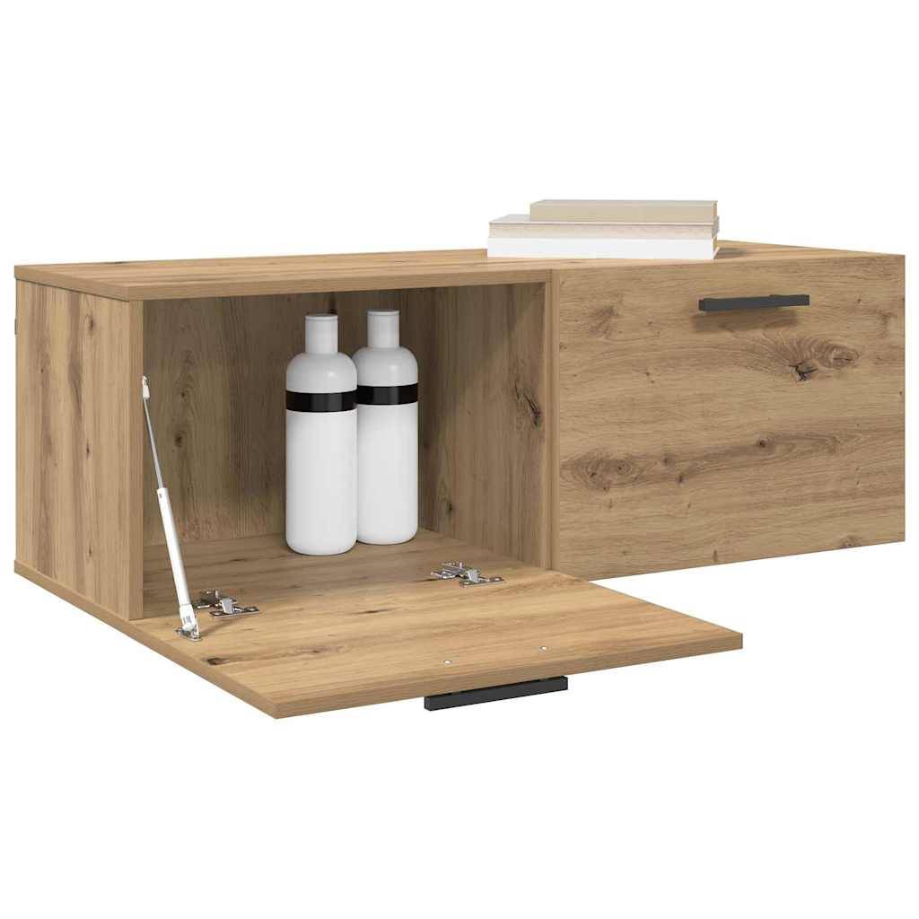 vidaXL Wandschrank Artisan-Eiche 100 x 36,5 x 35 cm Holzwerkstoff