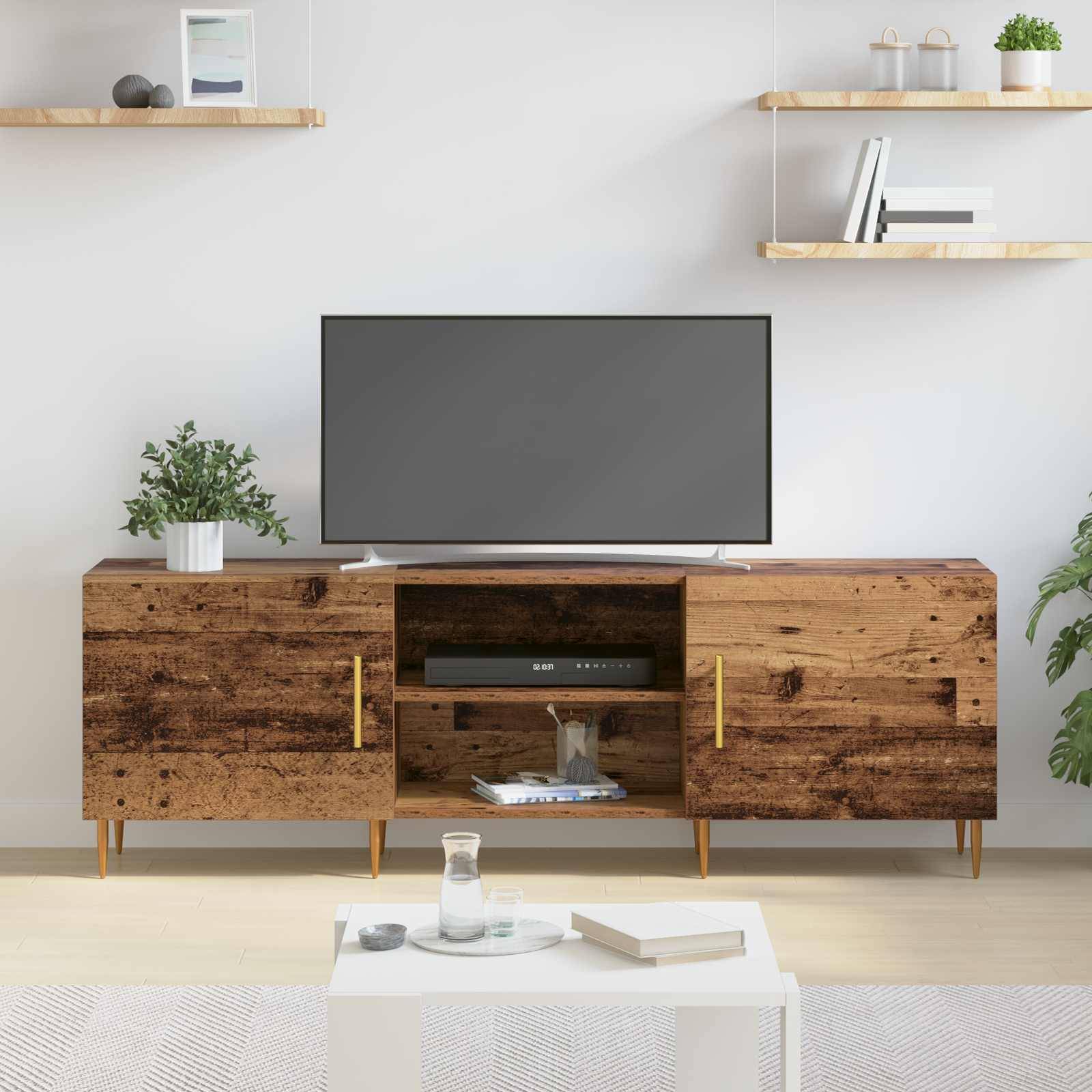 vidaXL TV-Schränk Altholz 150 x 30 x 50 cm Holzwerkstoff