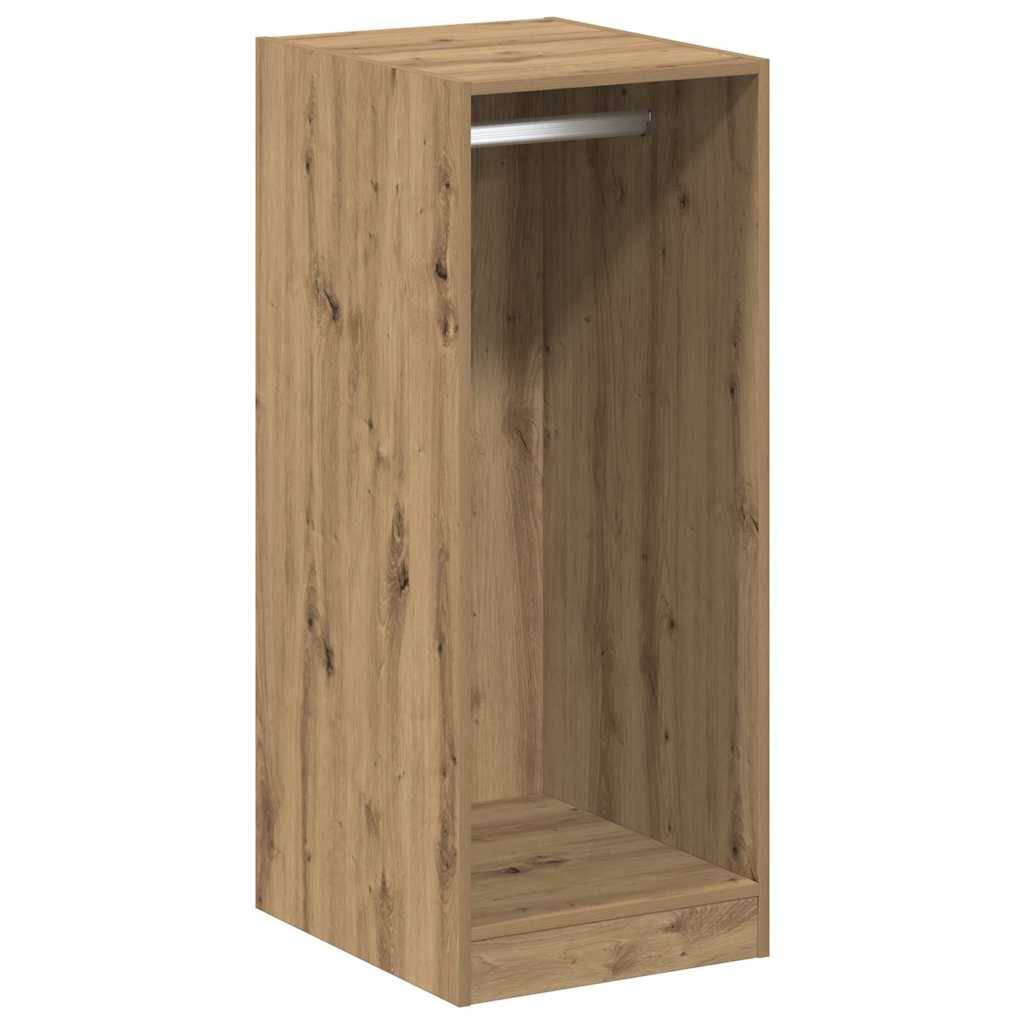 vidaXL Kleiderschrank mit Regal Artisan-Eiche 41 x 48 x 102 cm